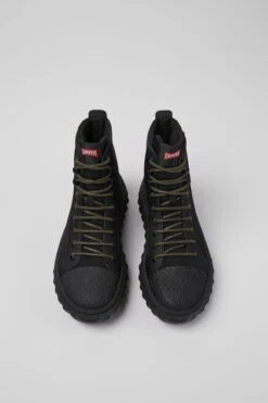 Ground PrimaLoft® MICHELIN Black Textile And Leather Ankle Boots For Women -MK store K400584 008 CF