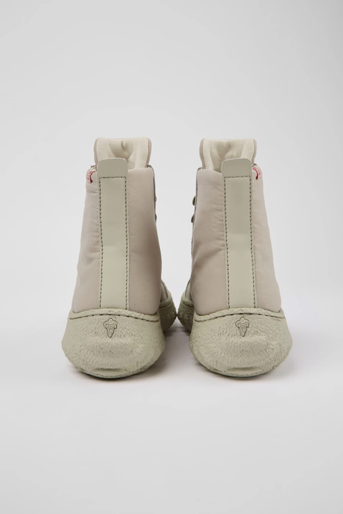 Ground PrimaLoft® MICHELIN Light Gray Textile And Leather Ankle Boots For Women 5 Ground PrimaLoft® MICHELIN Light Gray Textile And Leather Ankle Boots For Women - Image 3