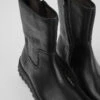 Ground MICHELIN Black Leather Boots For Women -MK store K400655 001 DF