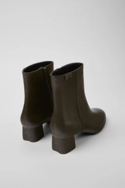 Katie Green Leather Ankle Boots For Women -MK store K400664 007 TF