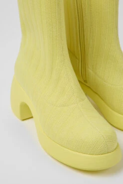 Thelma TENCEL® Yellow TENCEL® Lyocell Boots For Women