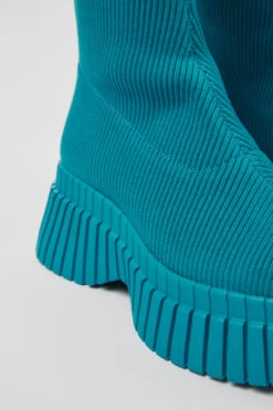 BCN TENCEL® Blue Textile Boots For Women