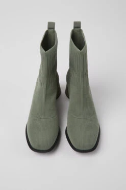 Kiara Green Textile Boots For Women -MK store K400709 002 CF