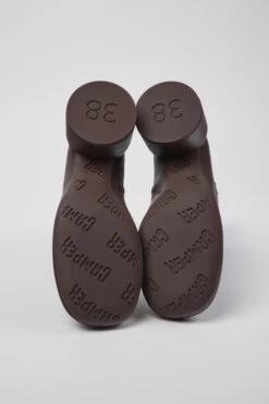 Niki Burgundy Leather Boots For Women -MK store K400712 002 SF