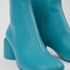 Niki Blue Leather Boots For Women -MK store K400712 003 DF