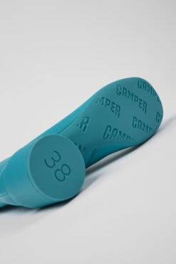 Niki Blue Leather Boots For Women -MK store K400712 003 SF