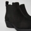 Bonnie Black Nubuck Ankle Boots For Women -MK store K400717 001 DF