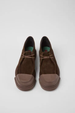 Junction Brown Nubuck Shoes For Women -MK store K400729 002 CF