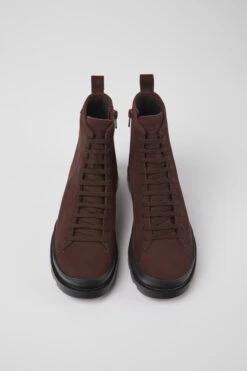 Brutus HYDROSHIELD® Burgundy Leather Lace-up Boots For Women -MK store K400737 002 CF