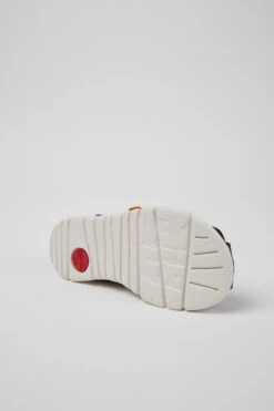 Oruga Black And Orange Leather Sandals For Kids -MK store K800242 018 SF