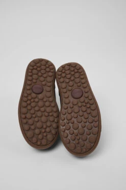 Pelotas Navy Blue Leather And Textile Shoes For Kids -MK store K800316 004 SF