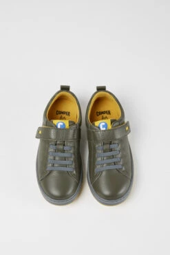 Runner Green Leather Sneakers -MK store K800319 011 CF