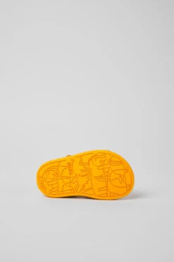 Bicho Yellow Leather Sandals For Kids -MK store K800362 011 SF