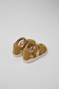 Bicho Brown Nubuck Sandals With Glitter Effect -MK store K800363 007 TF