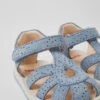 Bicho Blue Nubuck Sandals For Kids