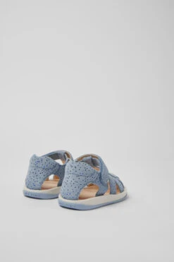 Bicho Blue Nubuck Sandals For Kids -MK store K800363 010 TF
