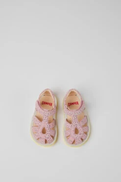 Bicho Pink Nubuck Sandals For Kids 10 Bicho Pink Nubuck Sandals For Kids -MK store K800363 011 CF