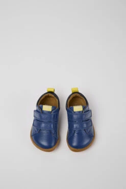 Peu Blue Leather Shoes For Kids -MK store K800405 014 CF