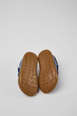 Peu Blue Leather Shoes For Kids -MK store K800405 014 SF