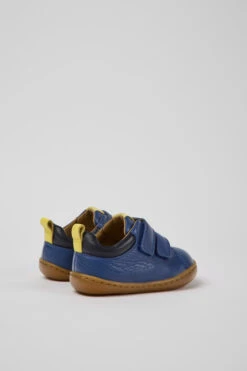 Peu Blue Leather Shoes For Kids -MK store K800405 014 TF