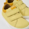 Peu Yellow Leather Shoes For Kids