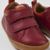 Peu Burgundy Leather Shoes For Kids -MK store K800405 030 DF