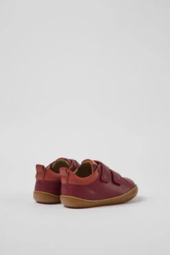 Peu Burgundy Leather Shoes For Kids -MK store K800405 030 TF