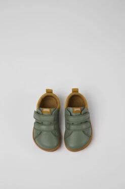 Peu Green Leather Shoes For Kids 10 Peu Green Leather Shoes For Kids -MK store K800405 031 CF