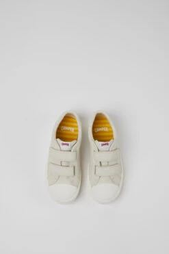 Pursuit White Leather Shoes For Kids -MK store K800415 006 CF