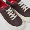 Brutus Burgundy Organic Cotton Shoes For Kids -MK store K800420 006 DF