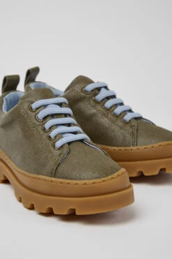 Brutus Green Organic Cotton Shoes For Kids