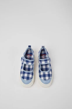 Brutus Blue And White Mary Jane Shoes For Kids -MK store K800421 004 CF