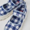 Brutus Blue And White Mary Jane Shoes For Kids