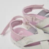 Oruga White Leather Sandals For Kids
