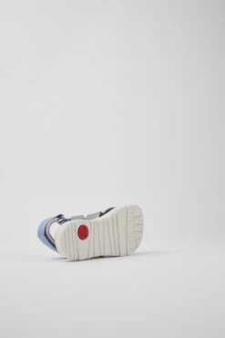 Oruga Silver Leather Sandals For Kids -MK store K800430 010 SF