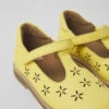 Savina Yellow Leather Shoes For Kids -MK store K800474 007 DF