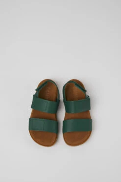 Brutus Sandal Green Leather Sandals For Kids -MK store K800490 009 CF