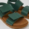 Brutus Sandal Green Leather Sandals For Kids -MK store K800490 009 DF