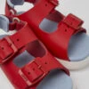 Oruga Red Leather Sandals For Kids -MK store K800495 001 DF
