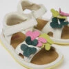 Twins White Leather Sandals For Kids -MK store K800523 001 DF