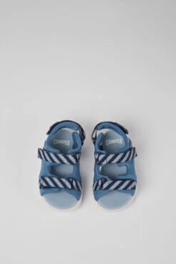 Oruga Blue Textile Sandals For Kids -MK store K800527 001 CF