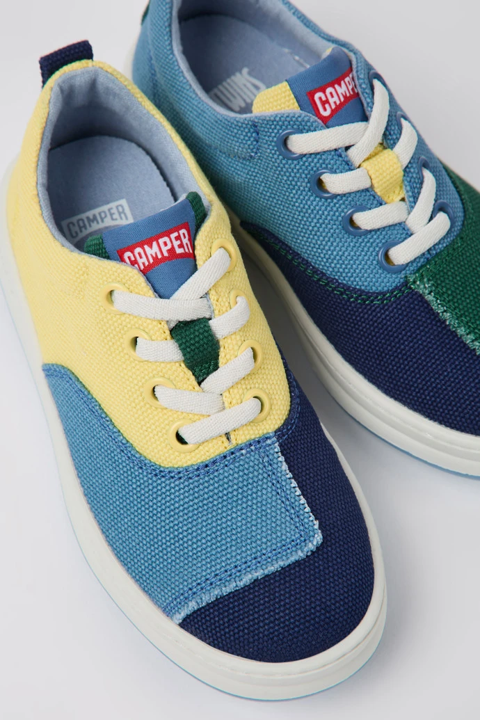 Twins Multicolored Textile Sneakers For Kids 3 Twins Multicolored Textile Sneakers For Kids