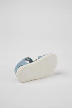 Miko Blue And Green Leather Sandals For Kids -MK store K800545 001 SF