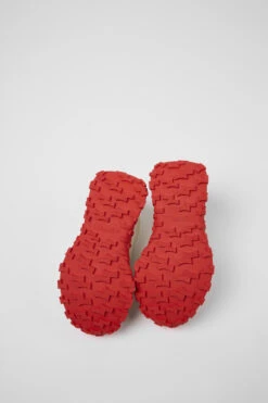 Drift Trail White Textile And Leather Sneakers For Kids -MK store K800548 001 SF