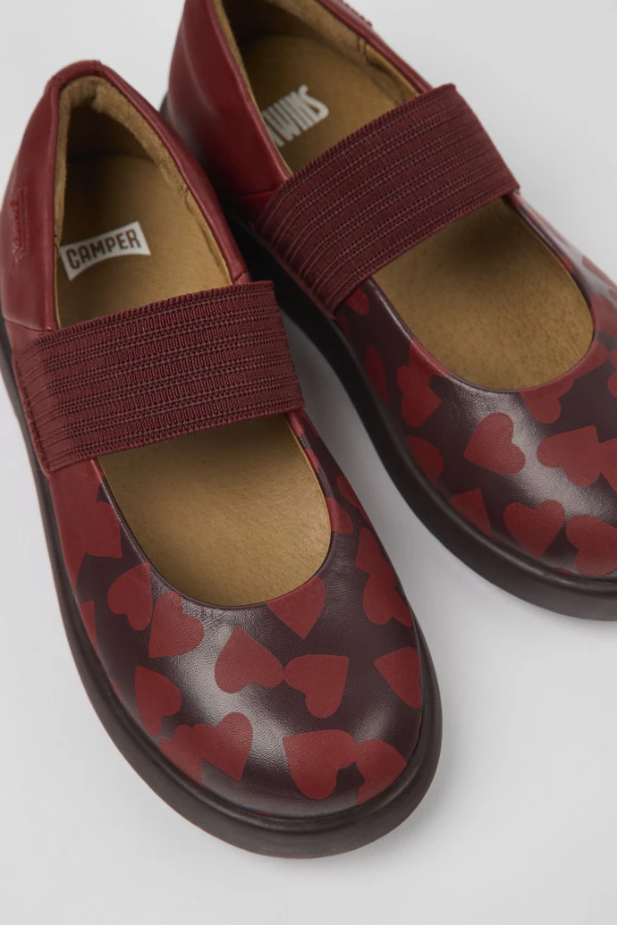 Twins Burgundy Leather Mary Jane Shoes For Kids 3 Twins Burgundy Leather Mary Jane Shoes For Kids
