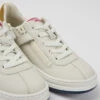 Twins White Leather And Nubuck Sneakers For Kids