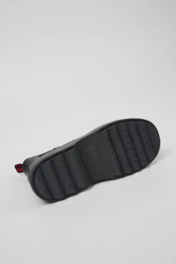 Norte Black Leather Chelsea Boots For Kids -MK store K900149 001 SF