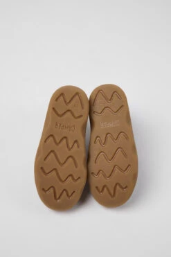 Kido Brown Leather Ankle Boots For Kids -MK store K900189 017 SF