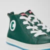 Runner Green Leather Sneakers For Kids -MK store K900261 006 DF