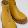 Brutus Yellow Leather Zip-up Boots -MK store K900274 004 DF